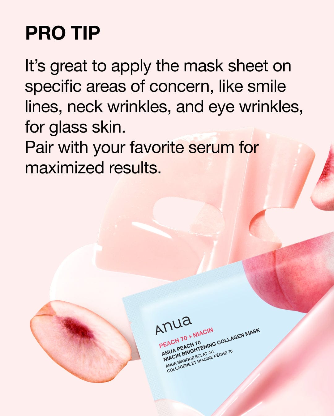 Anua US Peach 70 Niacin Brightening Collagen Mask